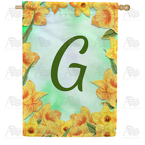 Daffodils Double Sided House Flag