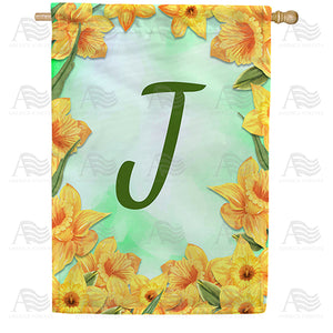 Daffodils Double Sided House Flag