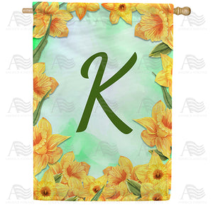 Daffodils Double Sided House Flag