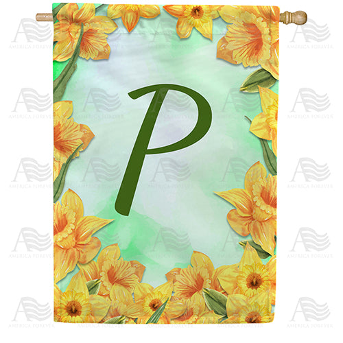 Daffodils Double Sided House Flag