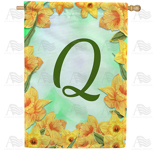 Daffodils Double Sided House Flag