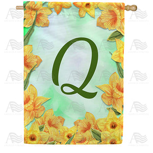 Daffodils Double Sided House Flag