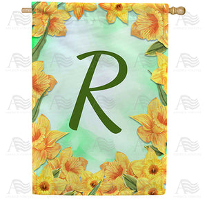 Daffodils Double Sided House Flag