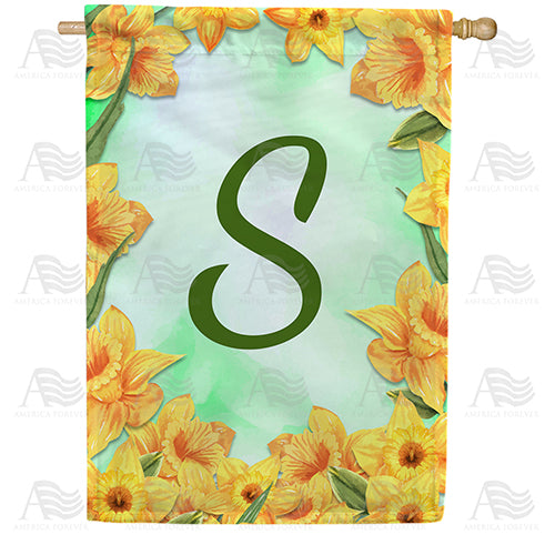 Daffodils Double Sided House Flag