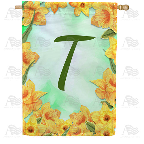 Daffodils Double Sided House Flag