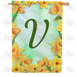 Daffodils Double Sided House Flag