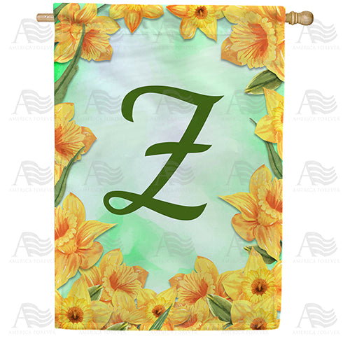 Daffodils Double Sided House Flag