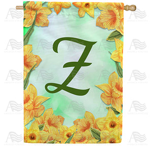 Daffodils Double Sided House Flag
