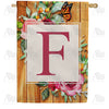 Bees And Roses Double Sided House Flag