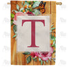 Bees And Roses Double Sided House Flag