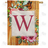Bees And Roses Double Sided House Flag