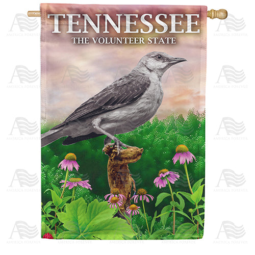 Tennessee The Volunteer State Double Sided House Flag