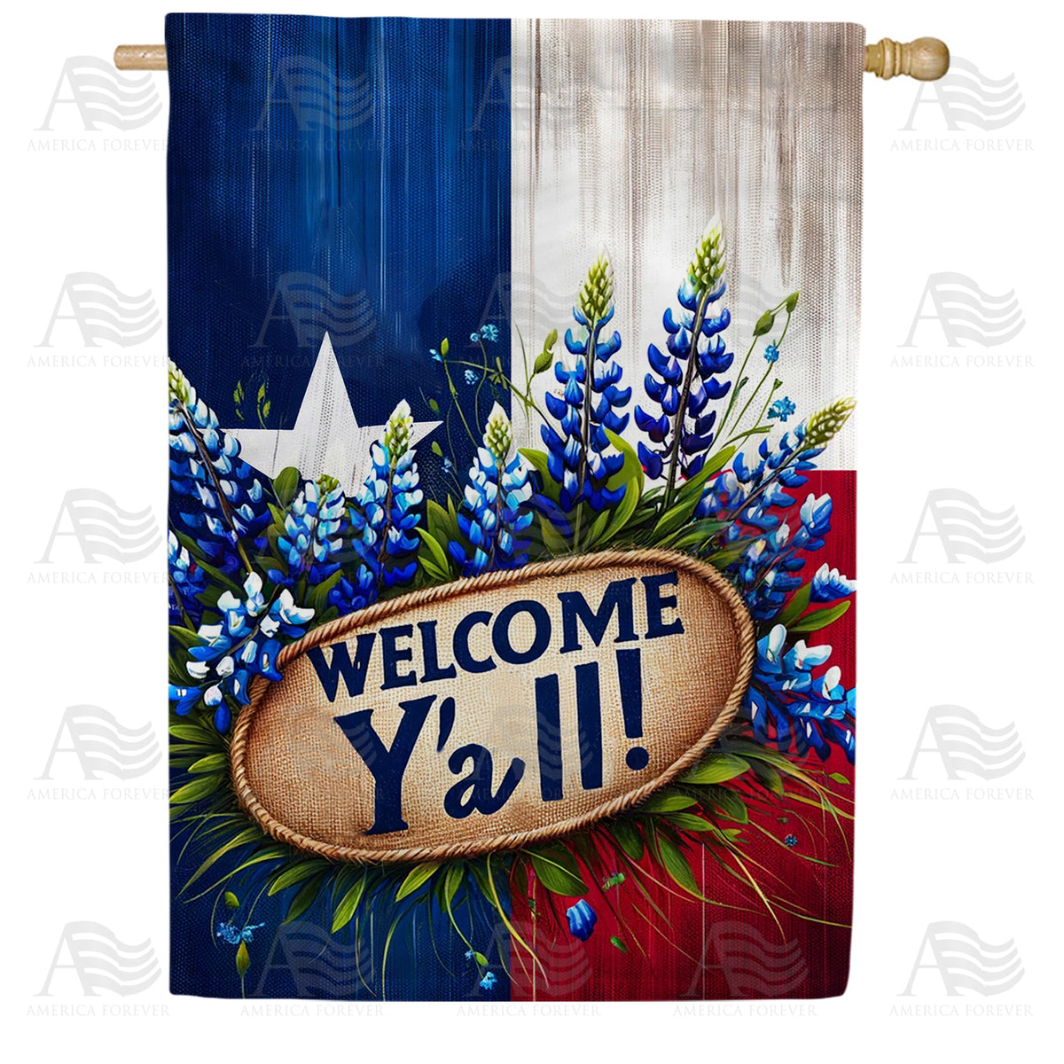 Homestead Welcome Double Sided House Flag