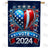 2024 Presidential Election Vote Double Sided House Flag
