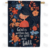 God Is Within Her Double Sided House Flag