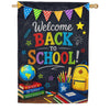 Welcome Back to School House Flag
