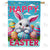 Easter Bunny Bliss Double Sided House Flag