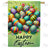 Vibrant Easter Eggstravaganza Double Sided House Flag