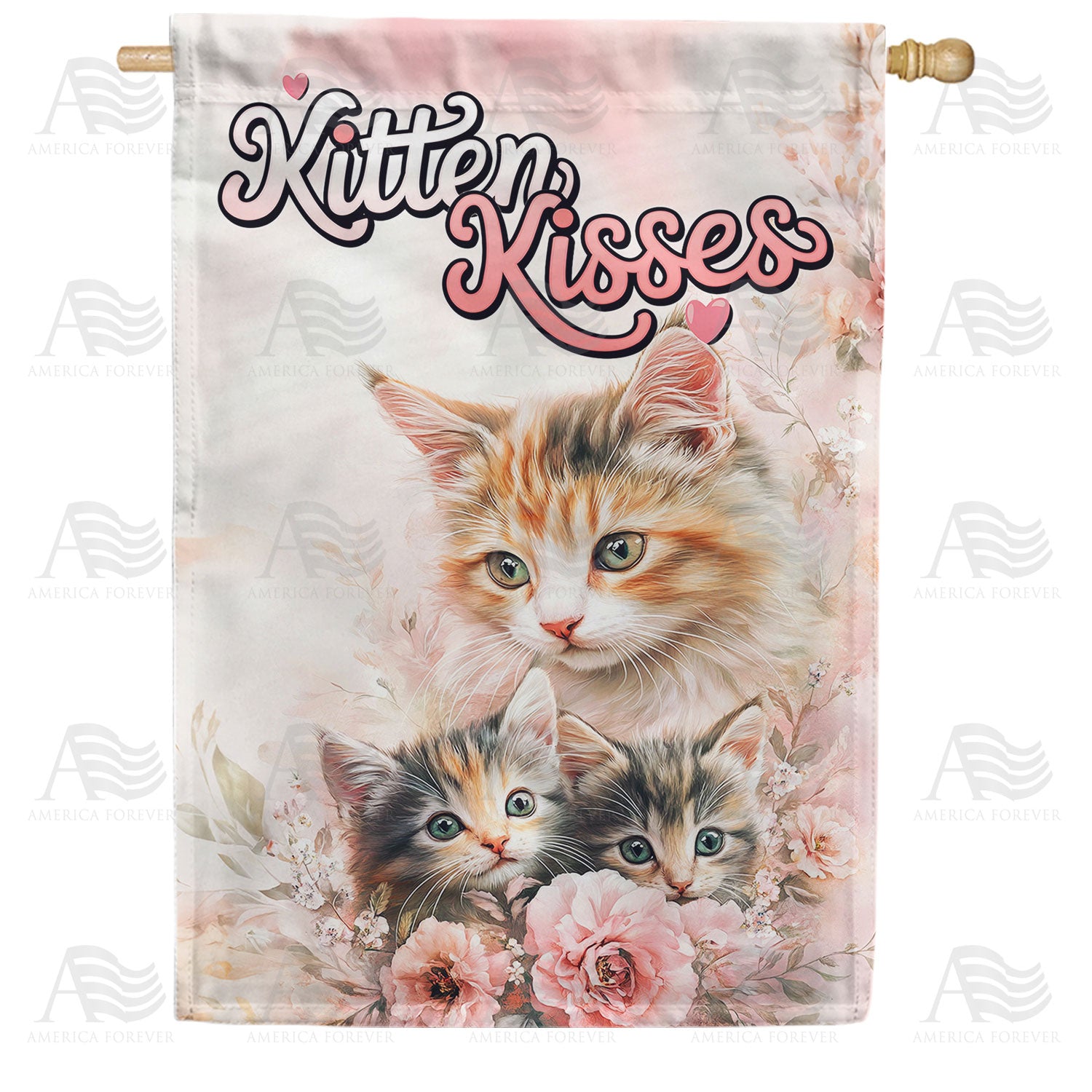 Hello Spring Hummingbird Double Sided House Flag