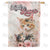 Hello Spring Hummingbird Double Sided House Flag