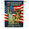 United States 250 Years Double Sided House Flag