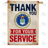 Thank You Air Force Service House Flag