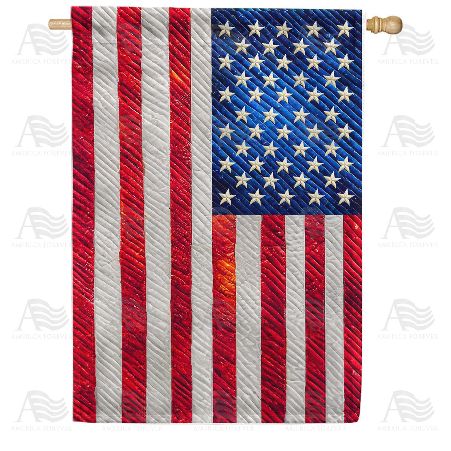 Classic American Flag Double Sided House Flag