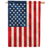 Patriotic American Flag Quilted Garden Flag