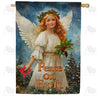 Christmas Angel Peace Double Sided House Flag