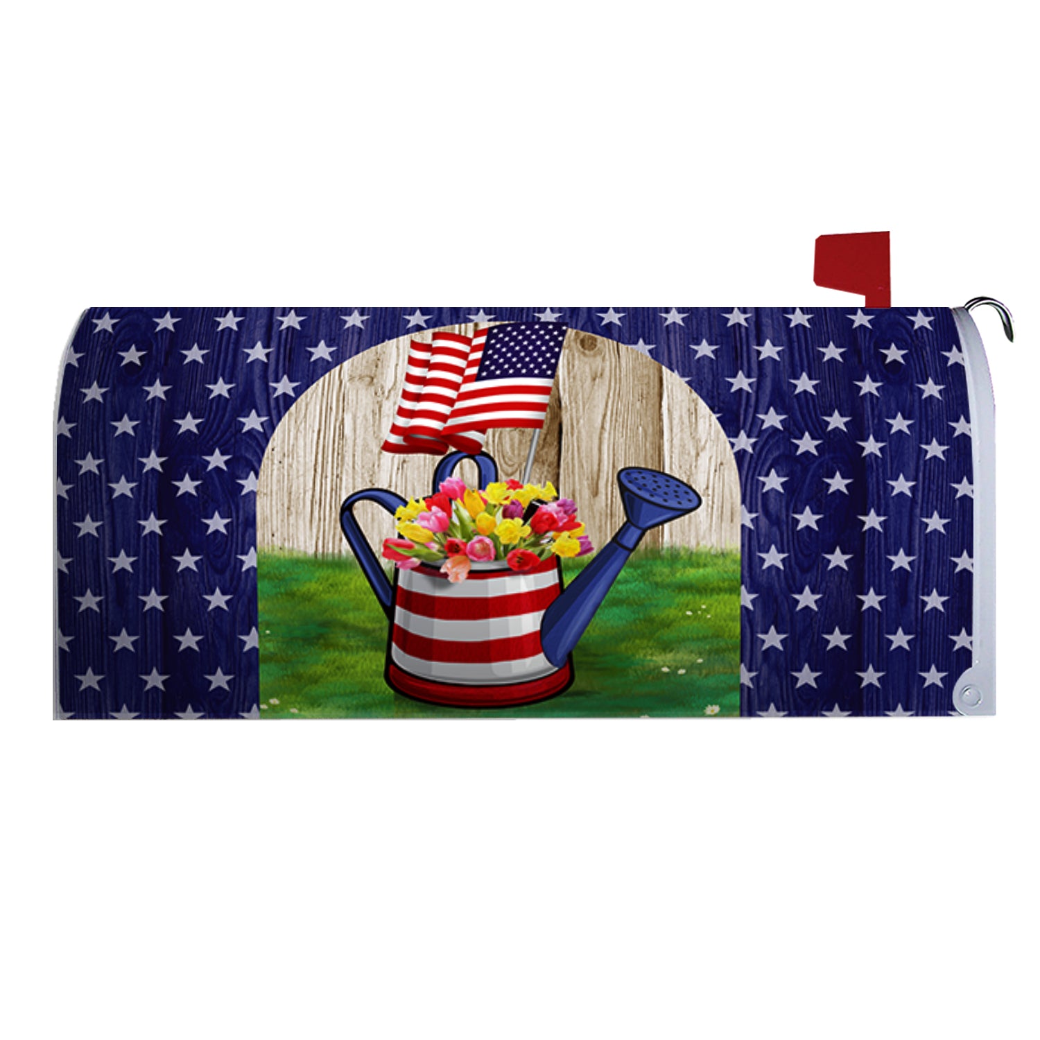 America Forever Mailbox Cover - AmeriCAN Flowers