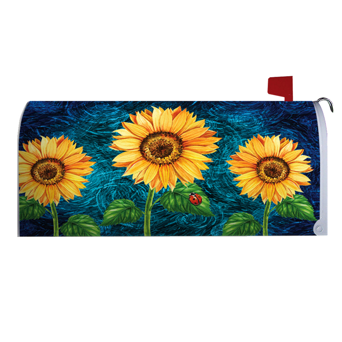 America Forever Mailbox Cover - Bright Sunflower