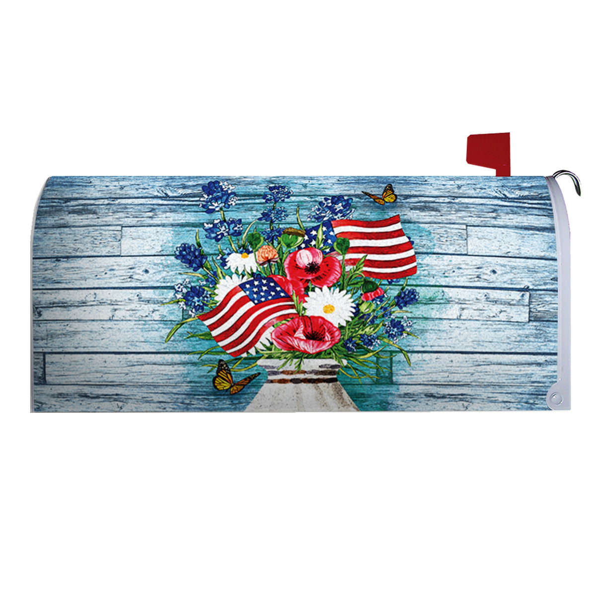 America Forever Mailbox Cover - Fragrant Flags