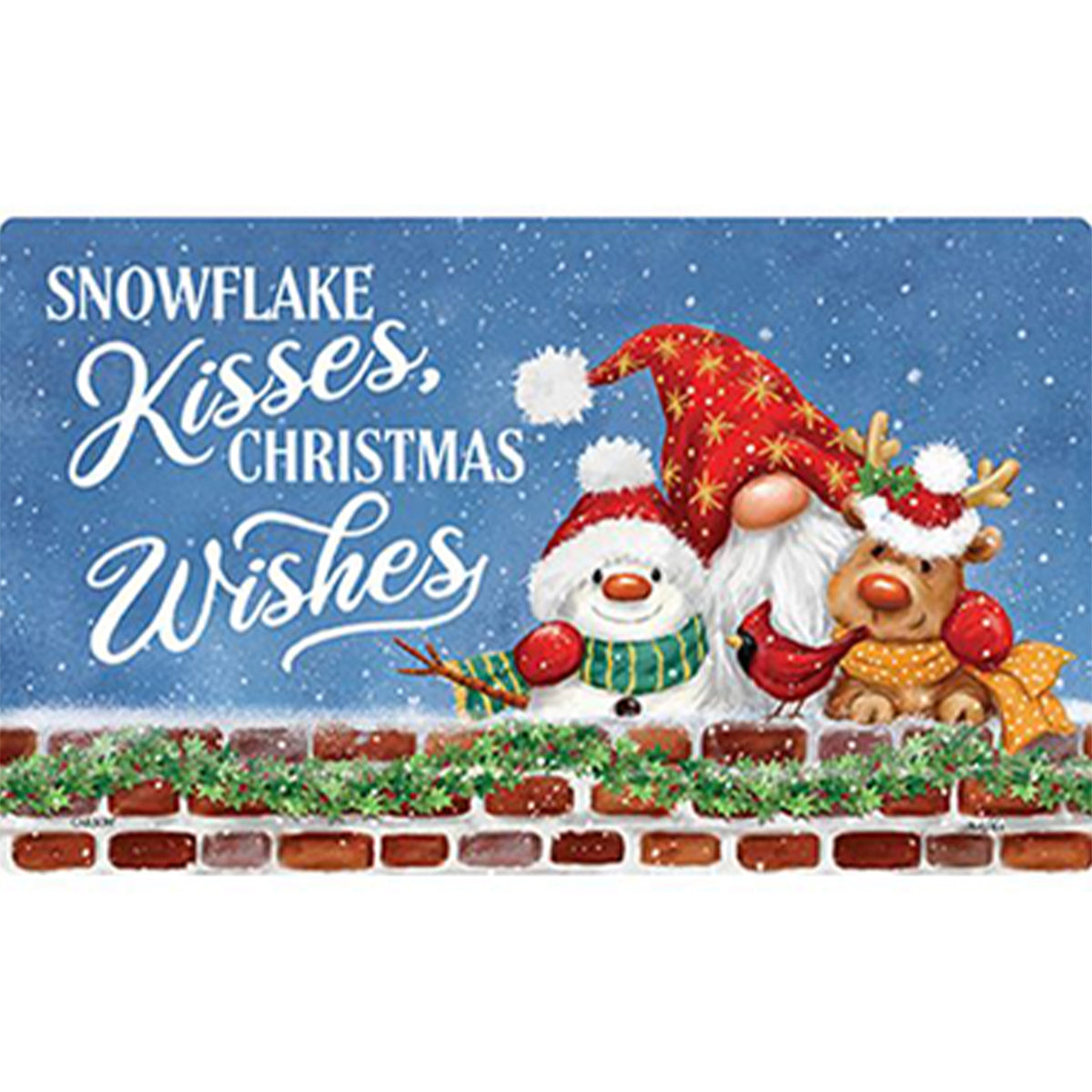 Santa Gnome & Friends Doormat