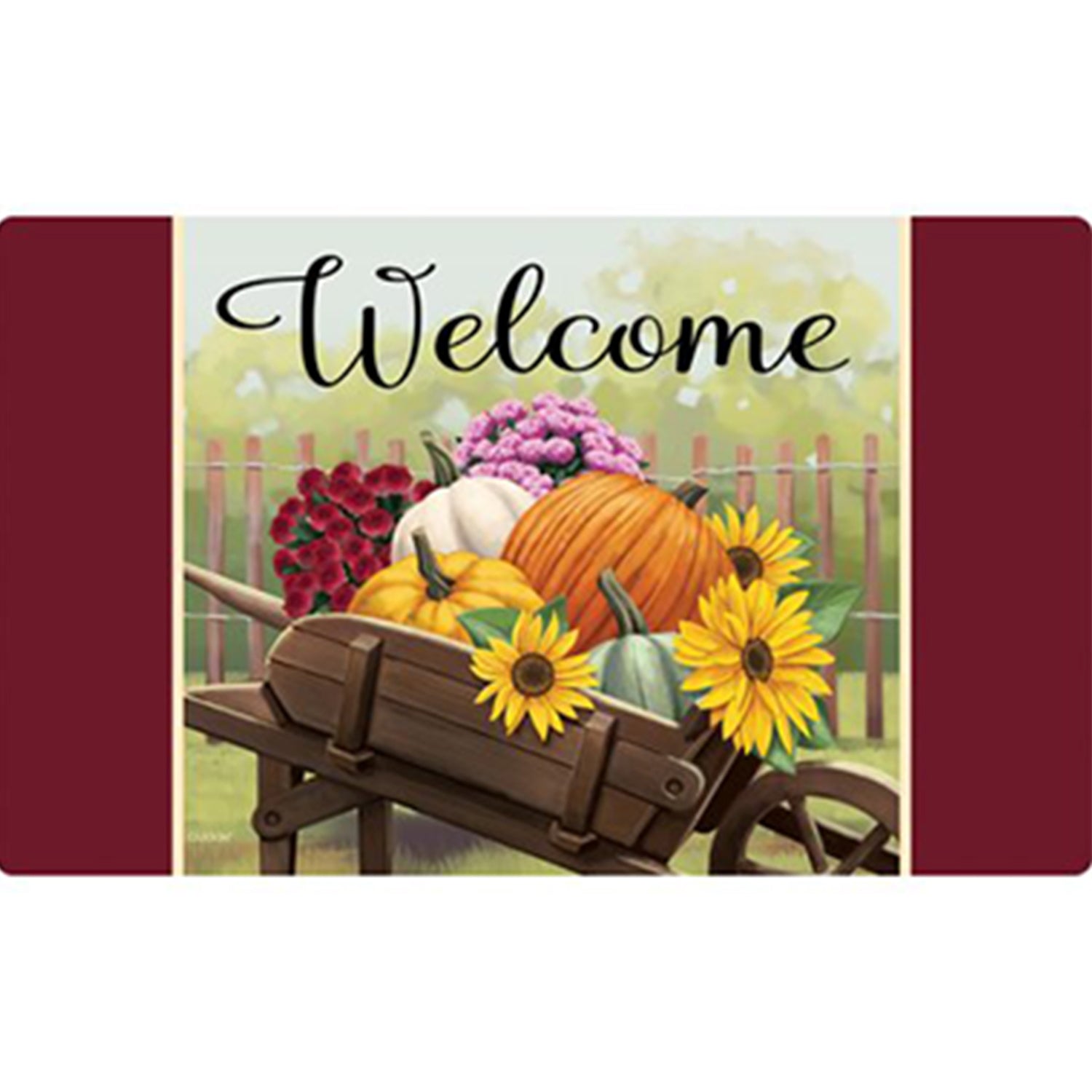 Harvest Wagon Welcome Doormat