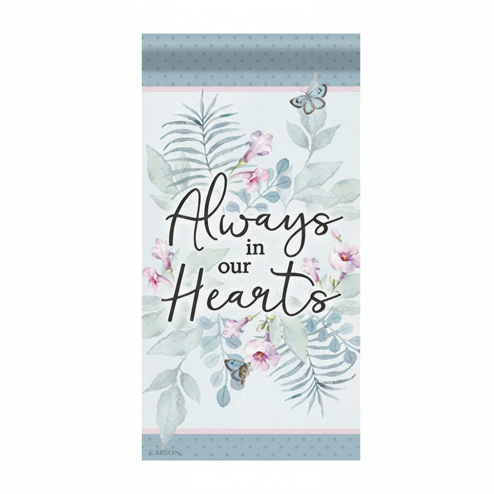 Carson Always In Our Hearts Mini Flag 8" x 4 1/2"