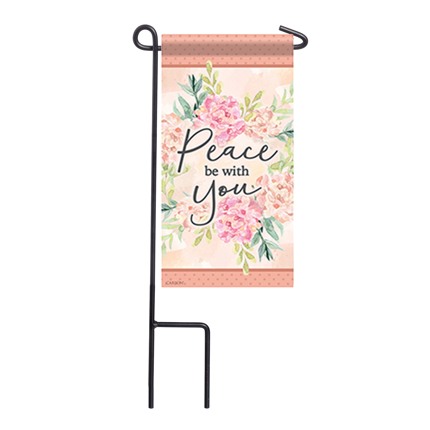Peace Be With You Mini Flag w/ Stand 8" x 4.5"