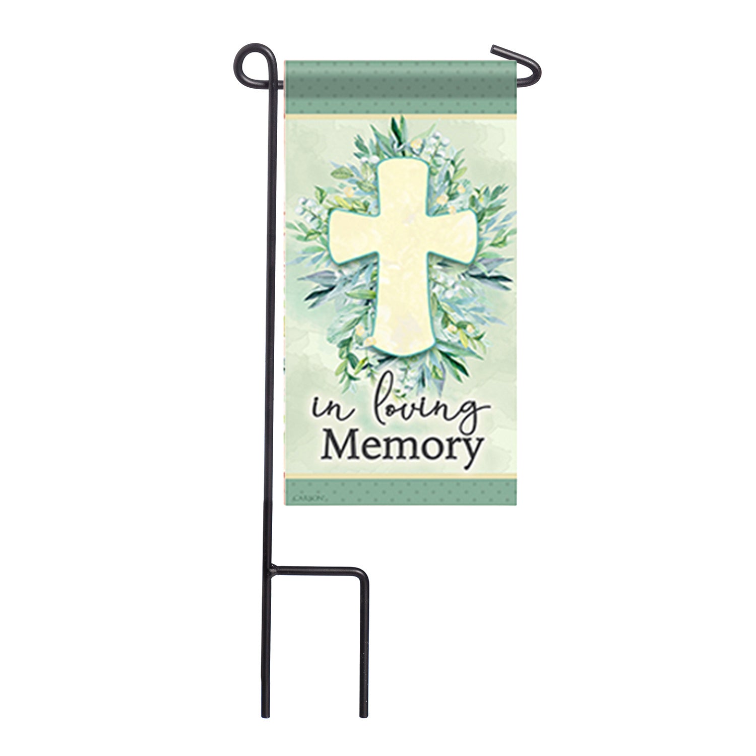 In Loving Memory Mini Flag w/ Stand 8" x 4.5"