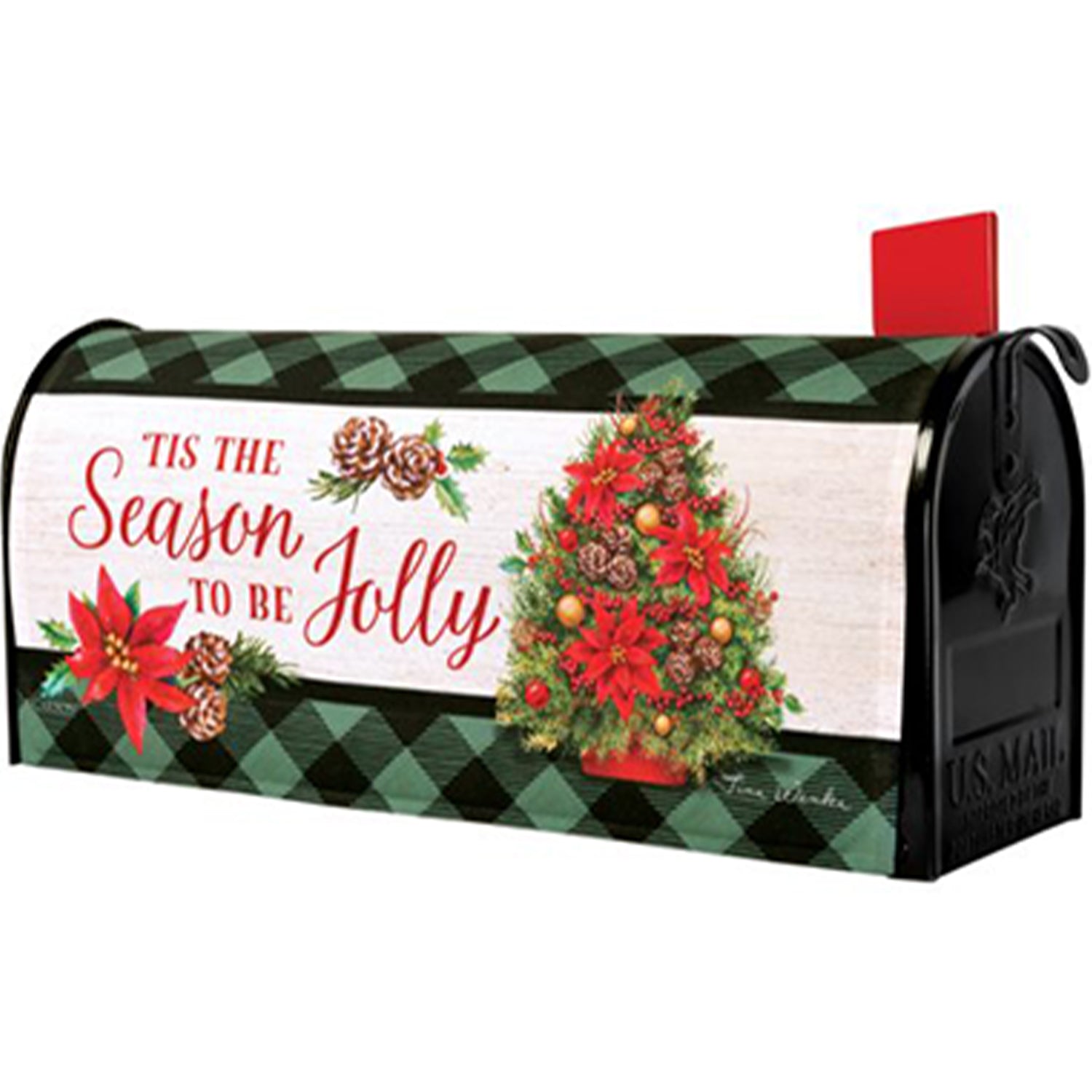 Christmas Tree Mailbox Cover