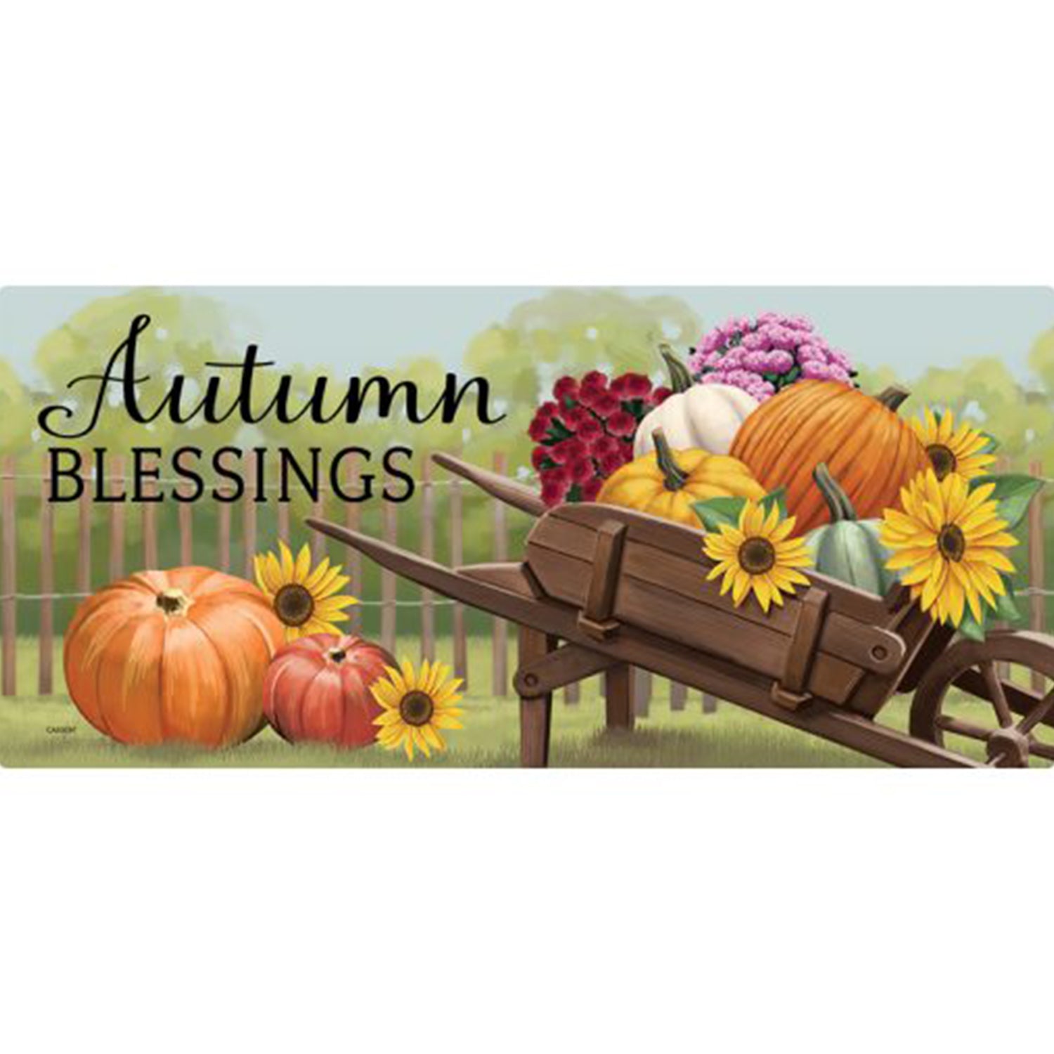 Harvest Wagon Welcome Sassafras Switch Mat