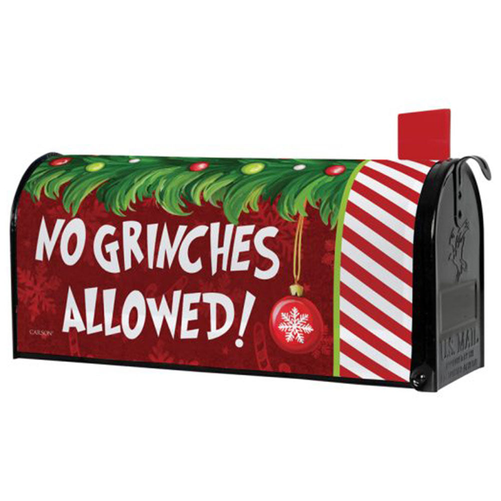 Carson No Grinches Mailbox Cover