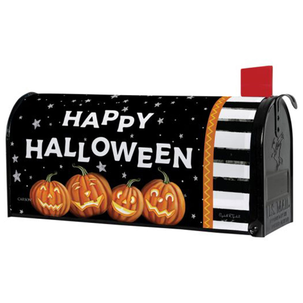 Carson Boo Pumpkins Mailbox Cover