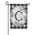 Carson Monogram Garden Flag - Buffalo Check