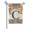 Carson Monogram Garden Flag - Autumn Spray