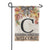 Carson Monogram Garden Flag - Autumn Spray