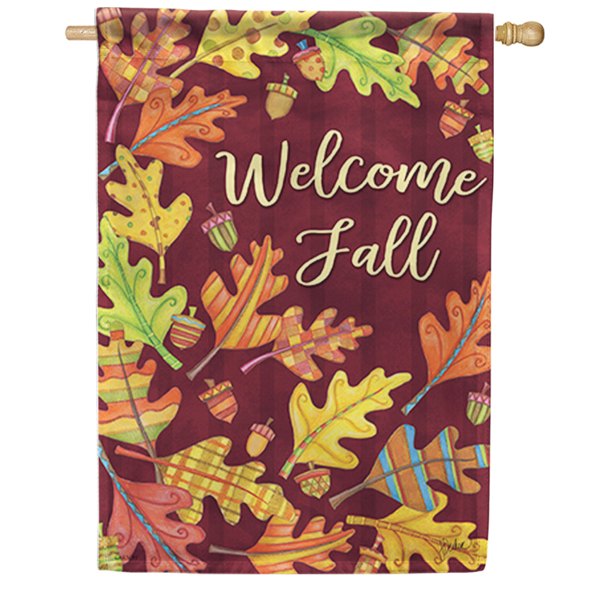Fall Patterns House Flag