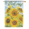 Sunflower Fall House Flag