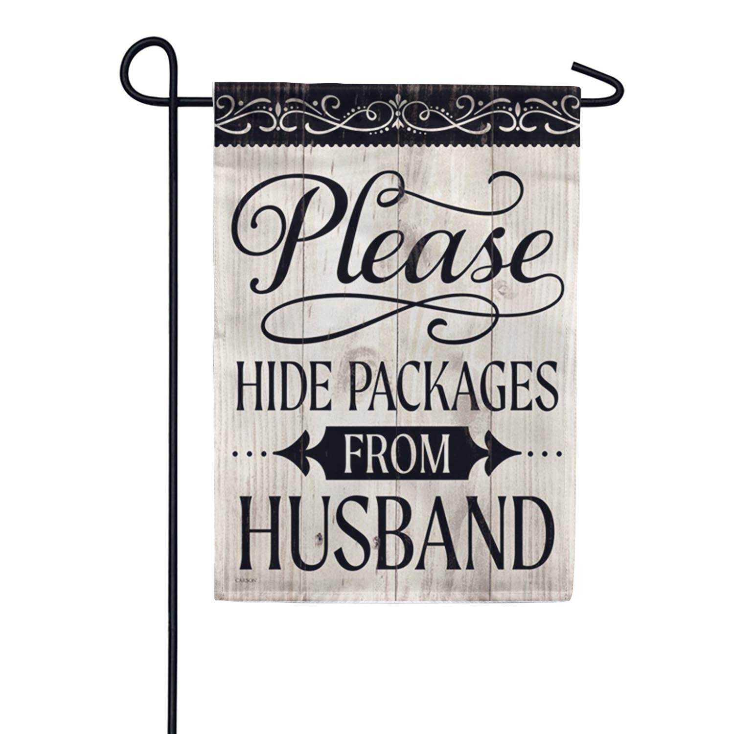 Hide Packages Garden Flag