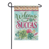 Welcome Succas Garden Flag