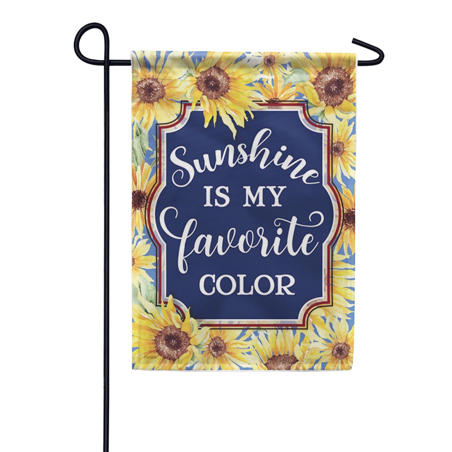 Sunflower Pattern Garden Flag