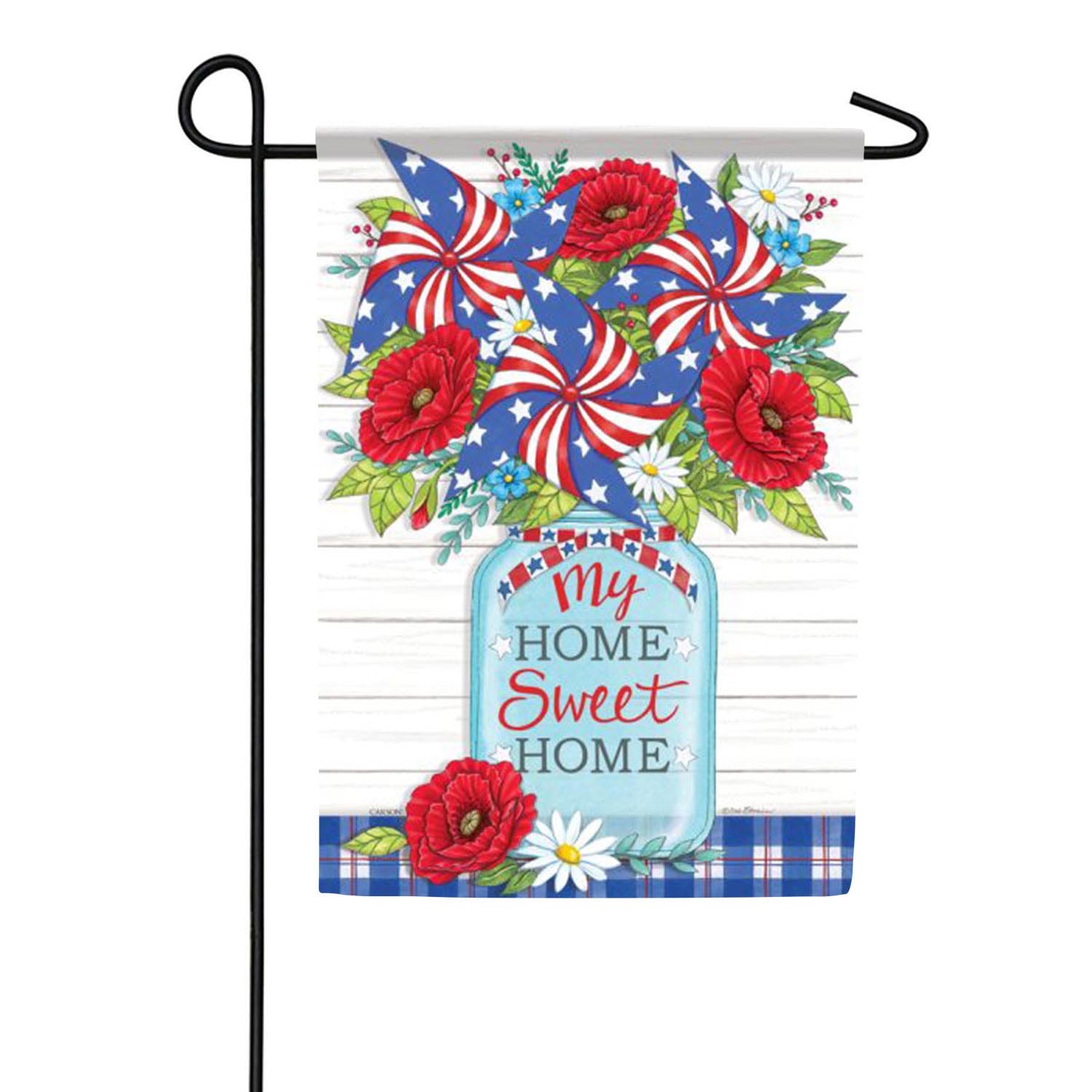 Home Sweet Home Foil Garden Flag